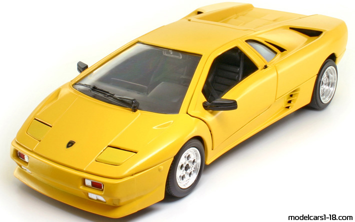 1989 - Lamborghini Diablo Polistil 1/18 (Yellow) Vorne linke Seite