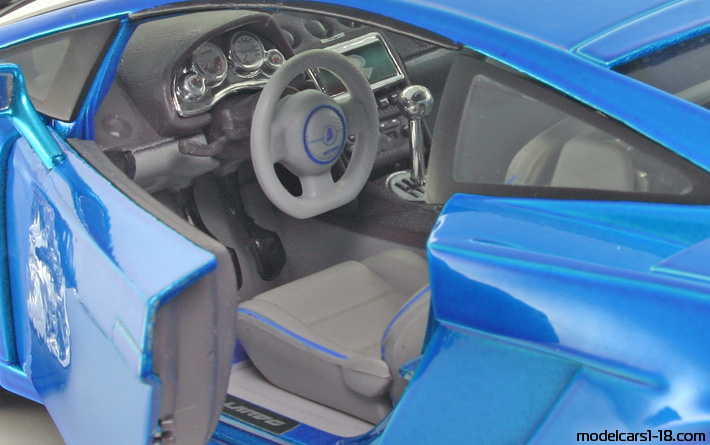 2001 - Lamborghini Gallardo Maisto 1/18 (Blau) Innenraum Armaturenbrett