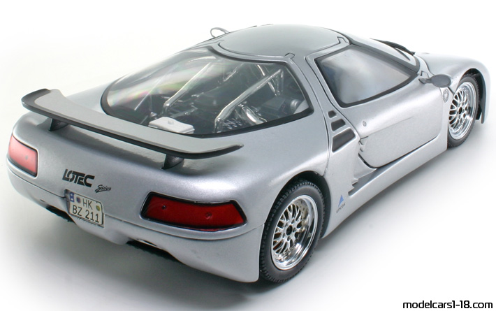 2000 - Lotec Sirius Maxi Car 1/18 (Silber) Hinten rechte seite
