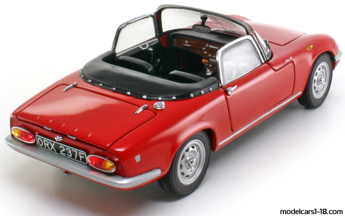 1961 - Lotus Elan S3 Sun Star 1/18 (Rot) Hinten rechte seite