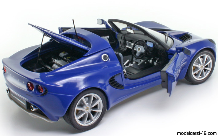 2002 - Lotus Elise 111S Jadi 1/18 (Blau) Zu öffnende Teile