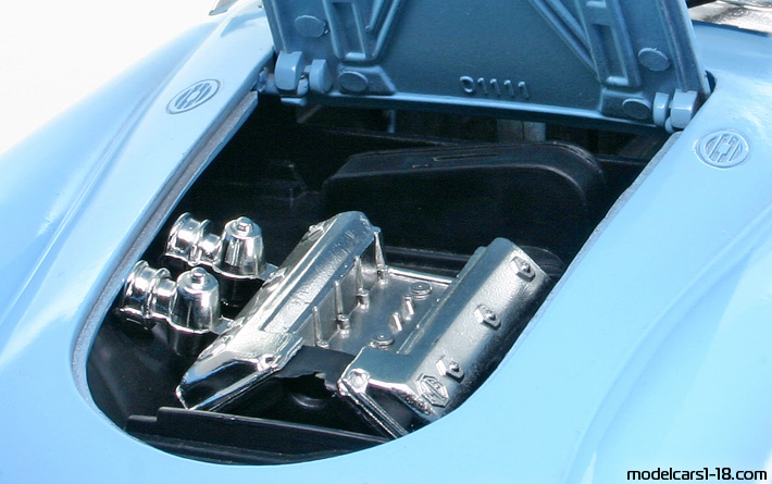 1955 - MG MGA Polistil 1/16 (Blau) Motor