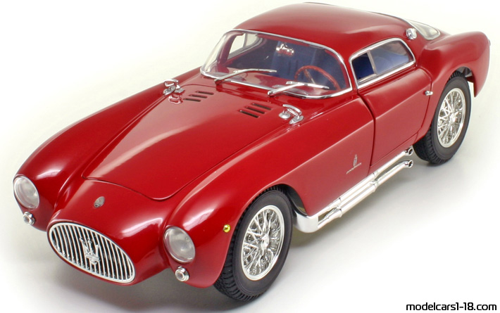 1954 - Maserati A6GCS Berlinetta Ricko 1/18 (Rot) Vorne linke Seite