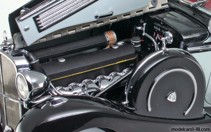 1937 - Maybach SW38 Signature Models 1/18 (Schwarz / Weiß) Motor