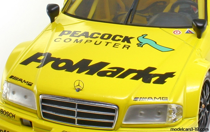 1994 - Mercedes C 180 DTM (W202) UT 1/18 (Gelb / Schwarz) Motor