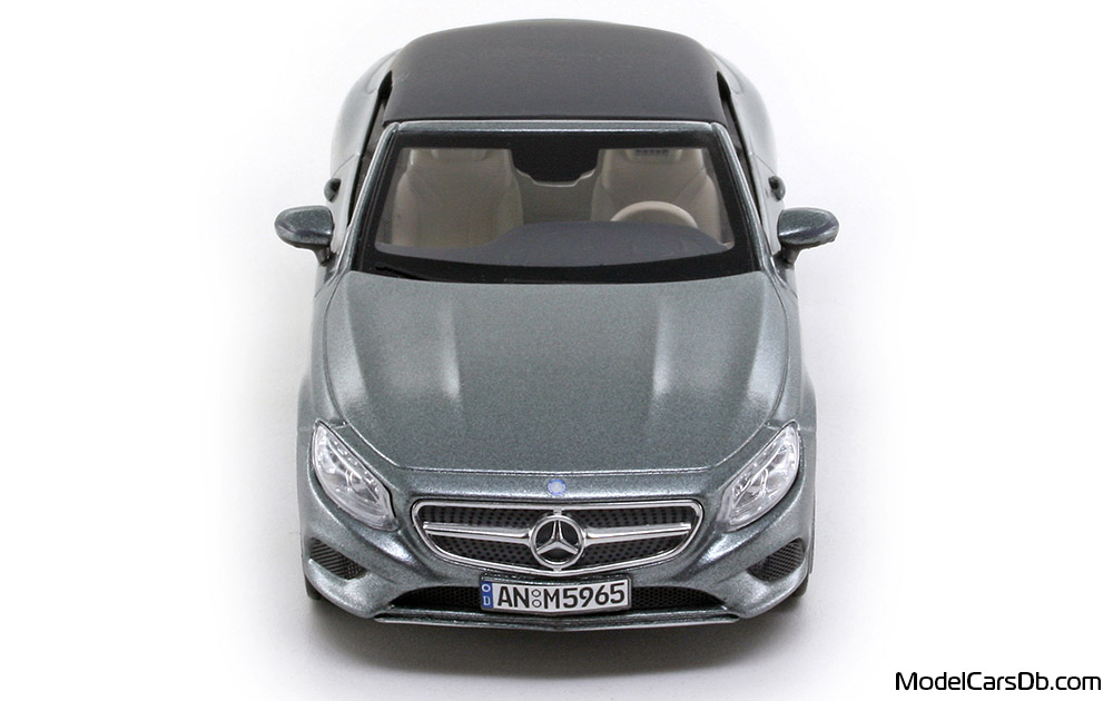 2015 - Mercedes S 500 Cabriolet (A217) Kyosho 1/43 (Grau) Front