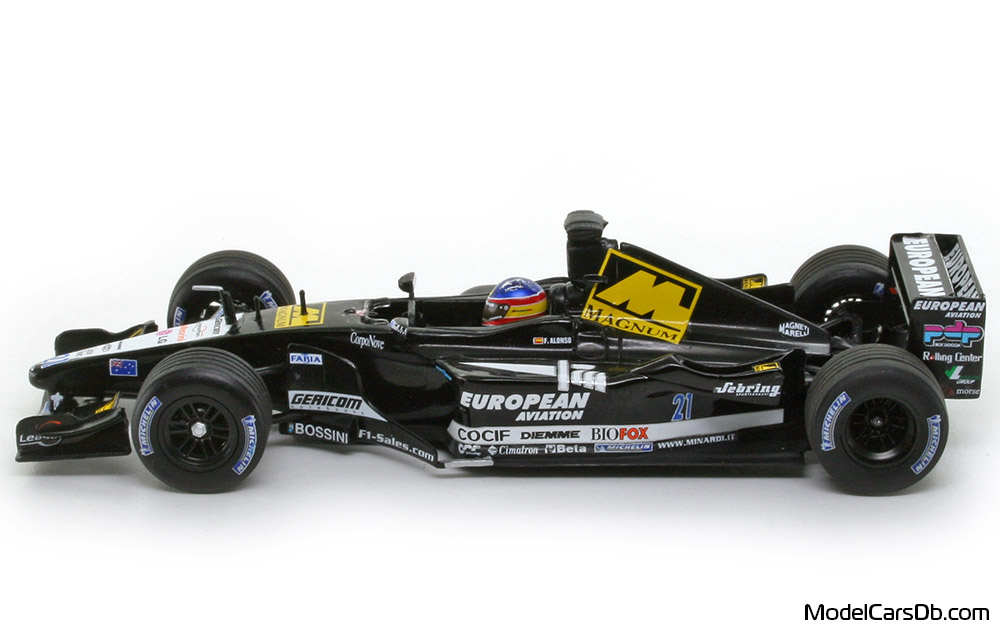 2001 - Minardi PS01 Minichamps 1/43 (Schwarz / Weiß) Seite