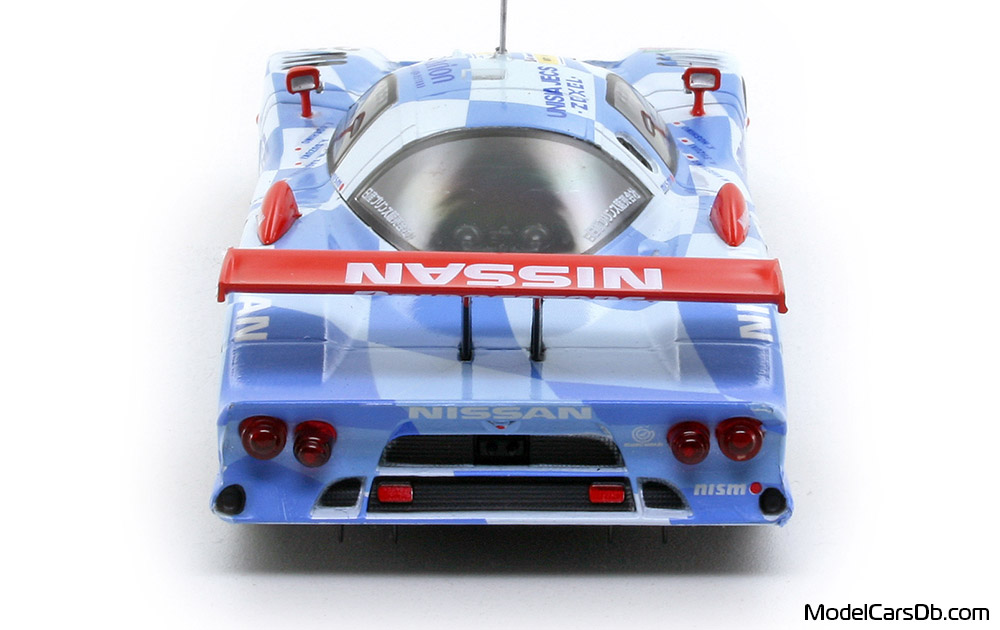 1998 - Nissan R390 GT1 Hachette 1/43 (Weiß / Blau) Heck