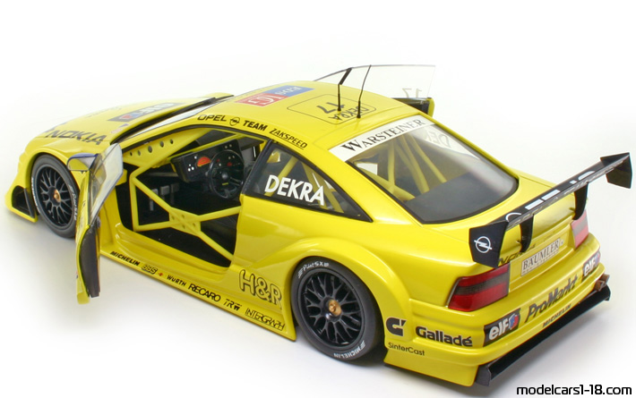 1996 - Opel Calibra V6 DTM UT 1/18 (Gelb / Schwarz) Zu öffnende Teile