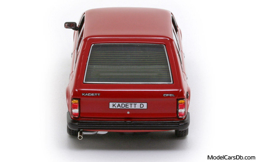 1979 - Opel Kadett Schuco 1/43 (Rot) Heck