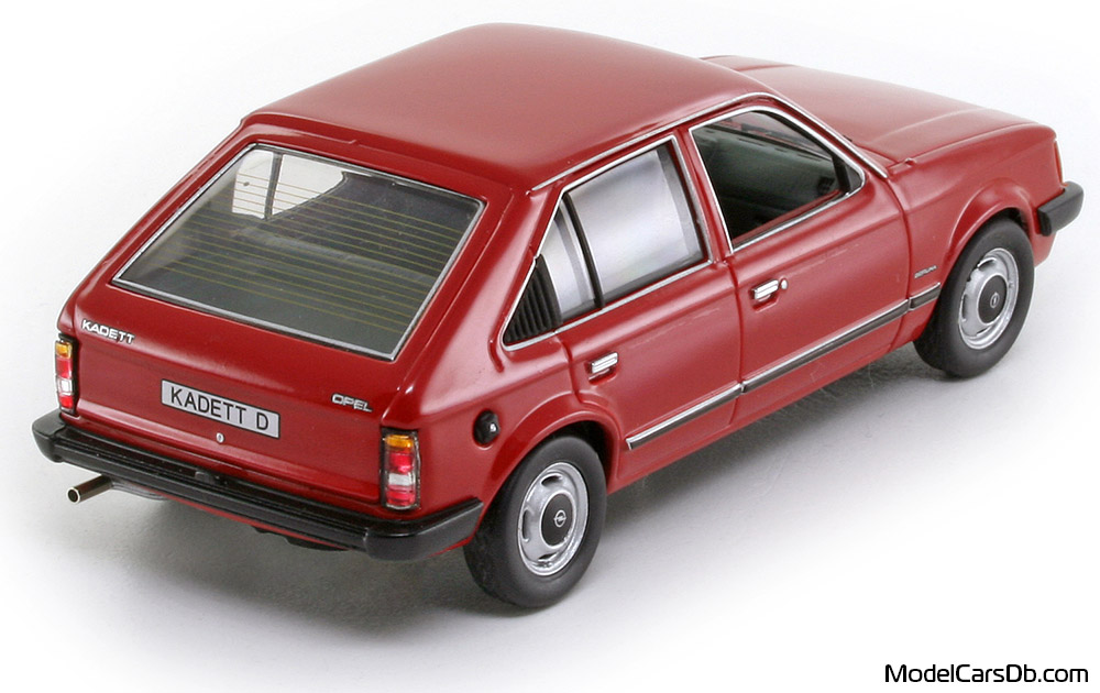 1979 - Opel Kadett Schuco 1/43 (Rot) Hinten rechte seite