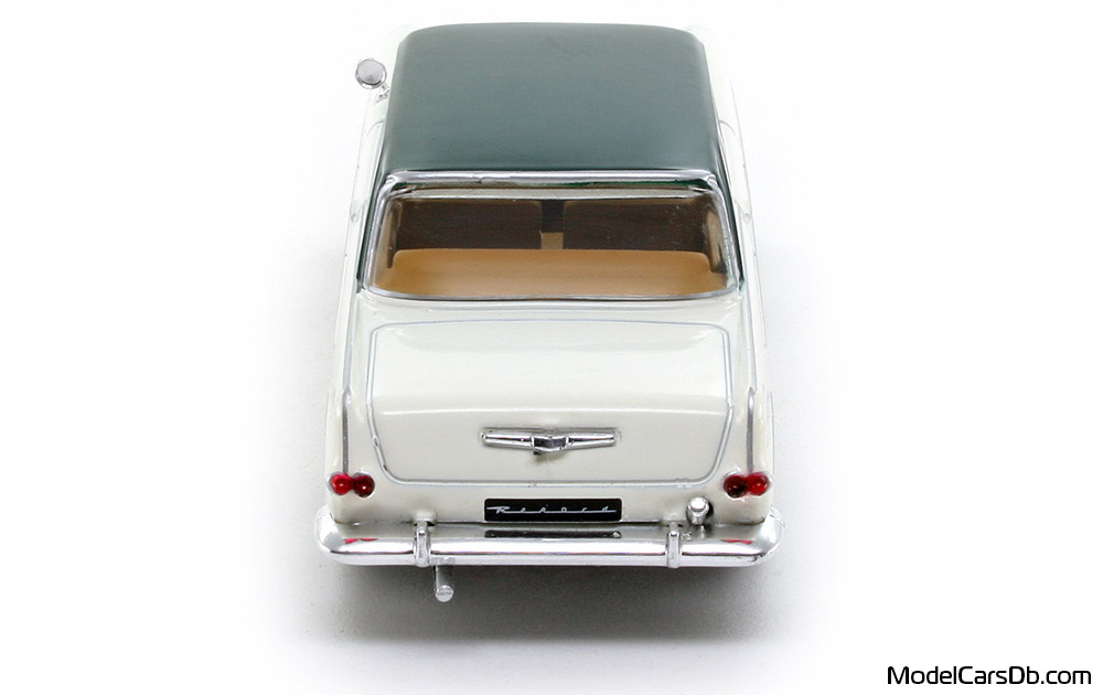 1960 - Opel Rekord Altaya 1/43 (Weiß / Grün) Heck