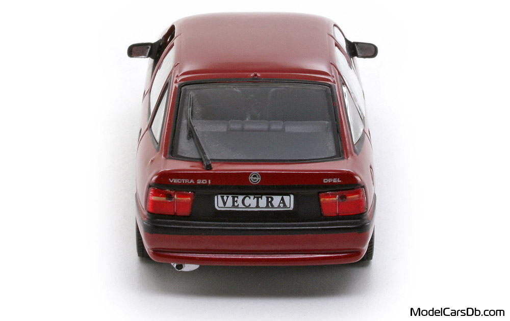 1988 - Opel Vectra GL DeAgostini 1/43 (Rot) Heck