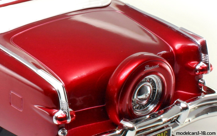 1953 - Packard Caribbean Road Signature 1/18 (Rot) Kofferraum / Klappbare Scheinwerfer