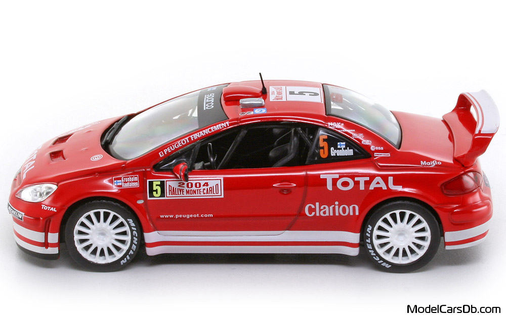 2005 - Peugeot 307 WRC DeAgostini 1/43 (Rot / Weiß) Seite