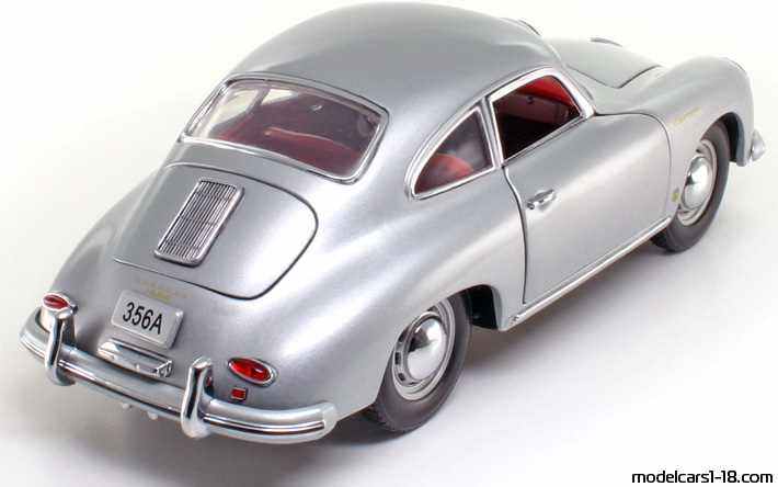 1956 - Porsche 356 A Sun Star 1/18 (Gelb) Hinten rechte seite
