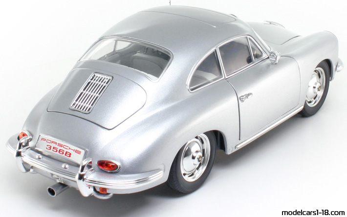 1960 - Porsche 356 B Ricko 1/18 (Hellsilber) Hinten rechte seite