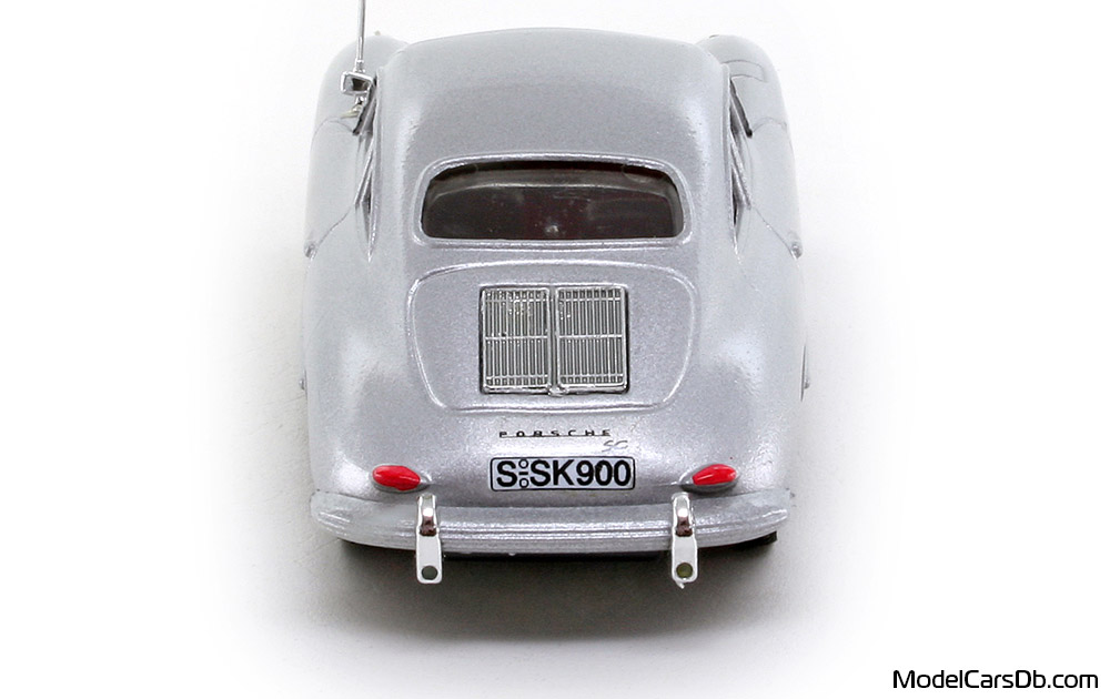 1963 - Porsche 356 SC Brumm 1/43 (Silber) Heck