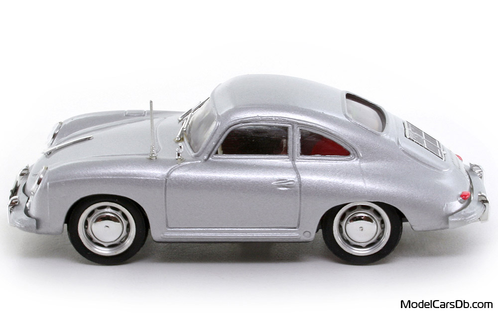 1963 - Porsche 356 SC Brumm 1/43 (Silber) Seite