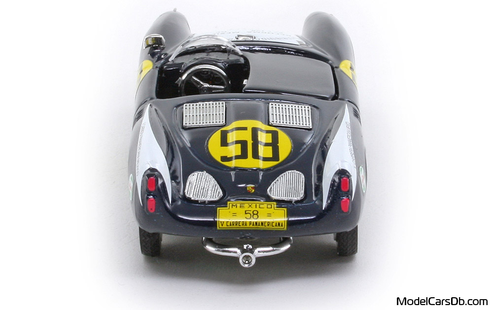 1954 - Porsche 550 RS Brumm 1/43 (Blue / Weiß) Heck
