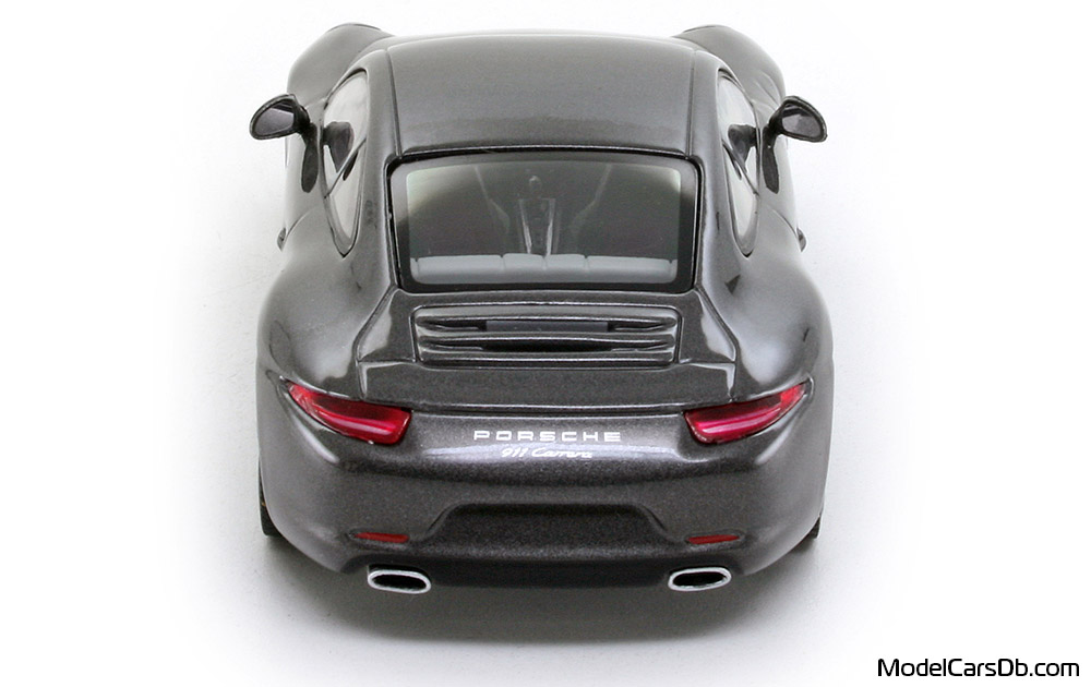 2011 - Porsche 911 Carrera (991) Minichamps 1/43 (Grau) Heck