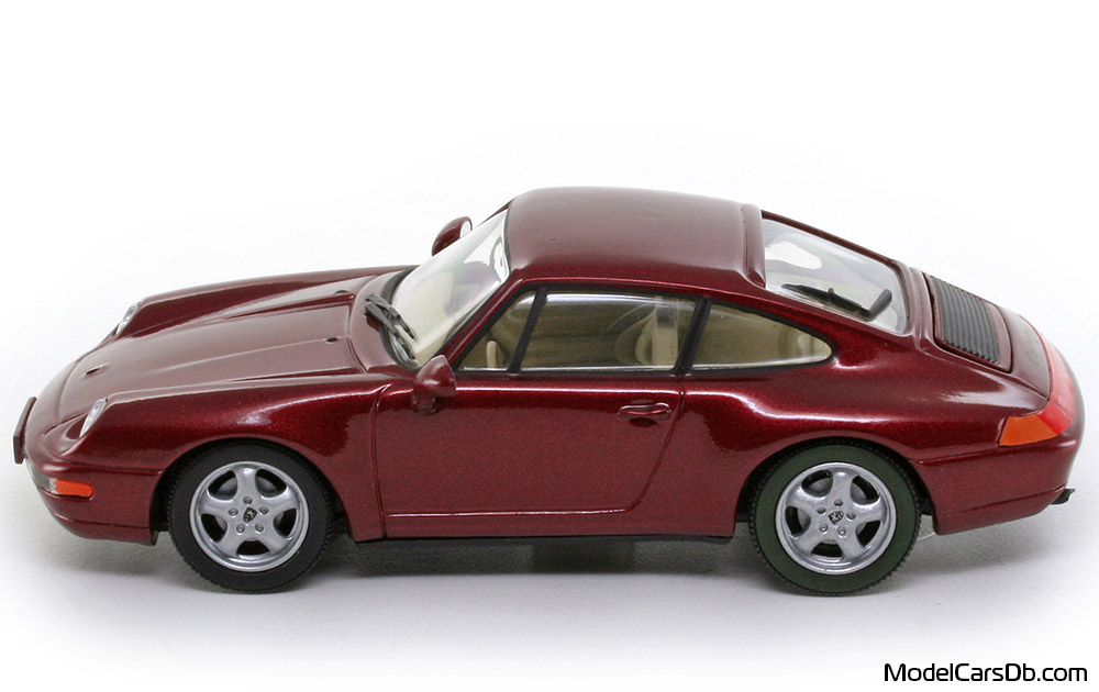 1993 - Porsche 911 Carrera (993) Minichamps 1/43 (Rot) Seite