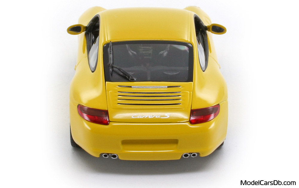 2004 - Porsche 911 Carrera S (997) Minichamps 1/43 (Gelb) Heck
