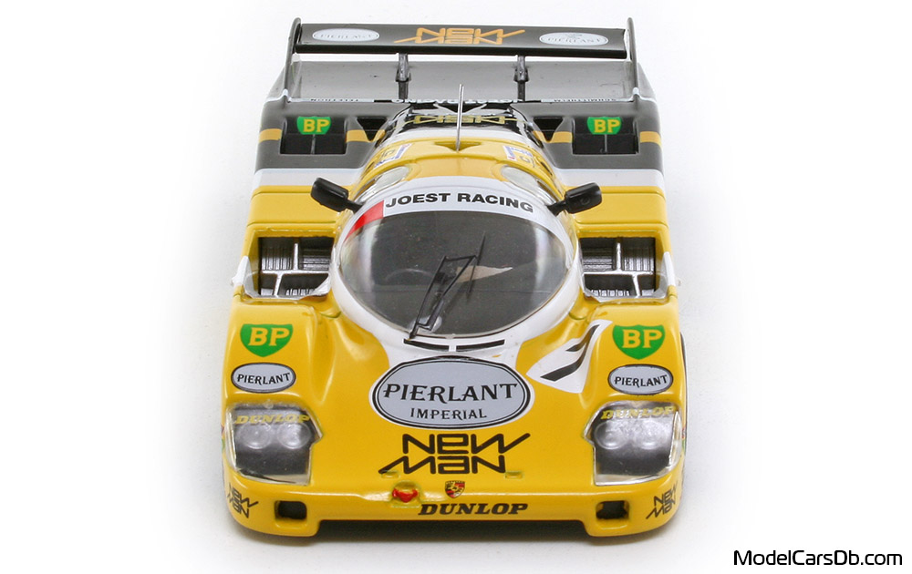 1984 - Porsche 956 LH Hachette 1/43 (Gelb / Schwarz) Front