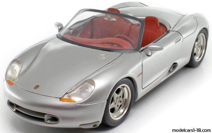 1993 - Porsche Boxster Concept Maisto 1/18 (Silber) Vorne linke Seite