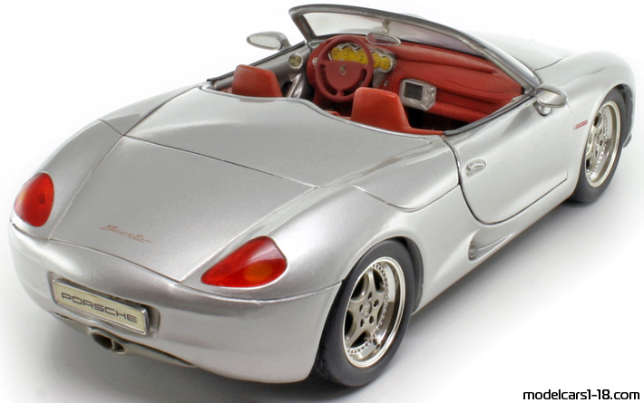 1993 - Porsche Boxster Concept Maisto 1/18 (Silber) Hinten rechte seite