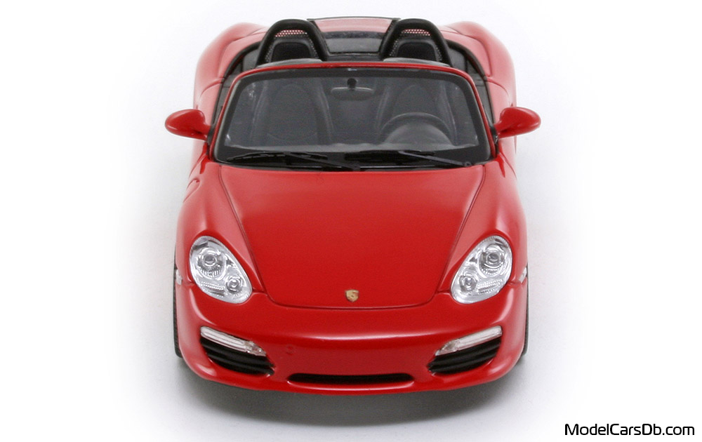 2009 - Porsche Boxster S (987) Schuco 1/43 (Rot) Front