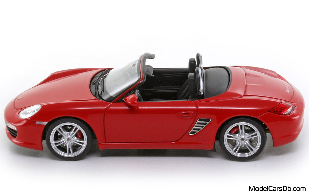 2009 - Porsche Boxster S (987) Schuco 1/43 (Rot) Seite