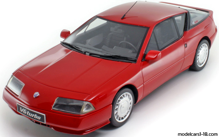1985 - Renault Alpine GTA V6 Otto Models 1/18 (Rot) Vorne linke Seite
