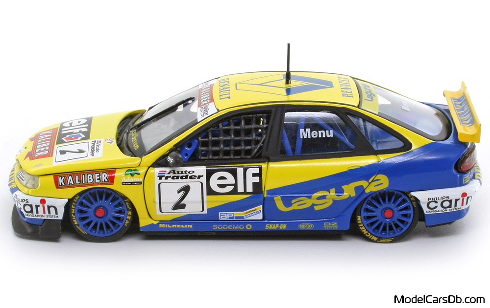 1997 - Renault Laguna BTCC Vitesse 1/43 (Gelb / Blau) Seite
