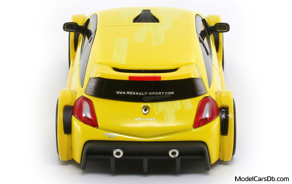 2004 - Renault Megane Trophy Concept Norev 1/43 (Yellow / Gelb) Heck