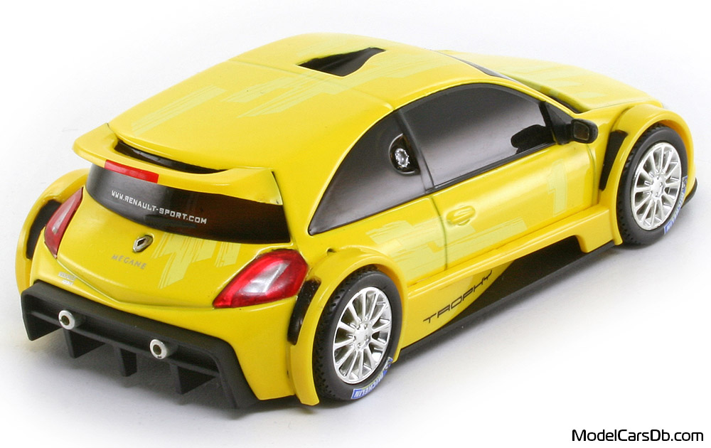 2004 - Renault Megane Trophy Concept Norev 1/43 (Yellow / Gelb) Hinten rechte seite