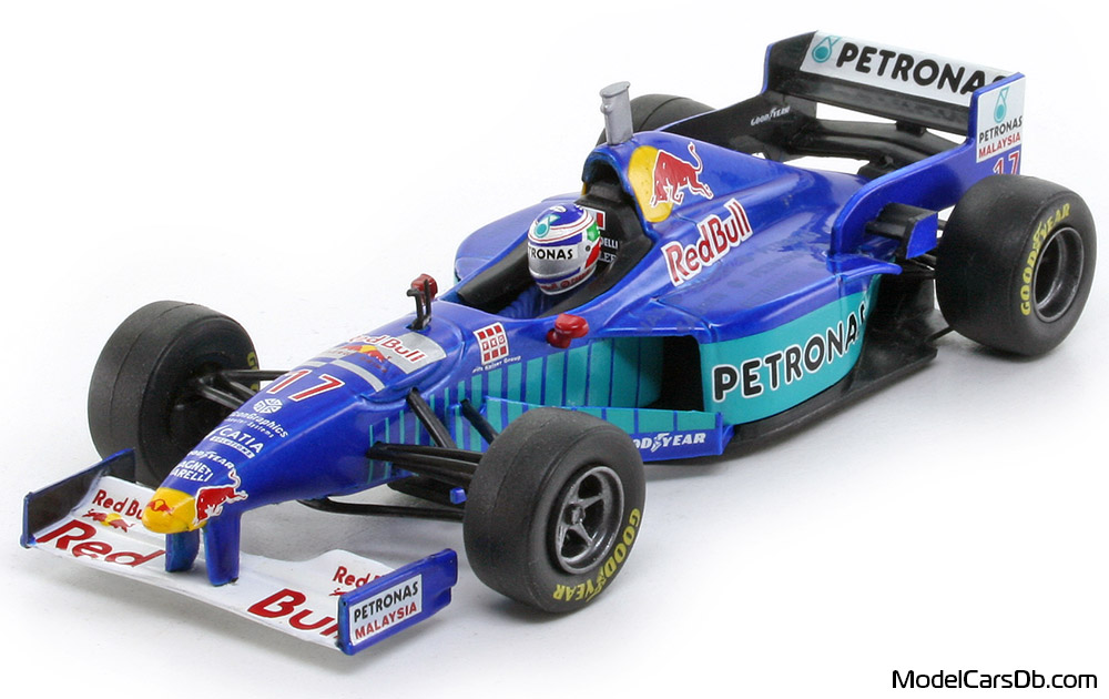 1997 - Sauber Petronas C16 Onyx 1/43 (Blue / Grün) Vorne linke Seite