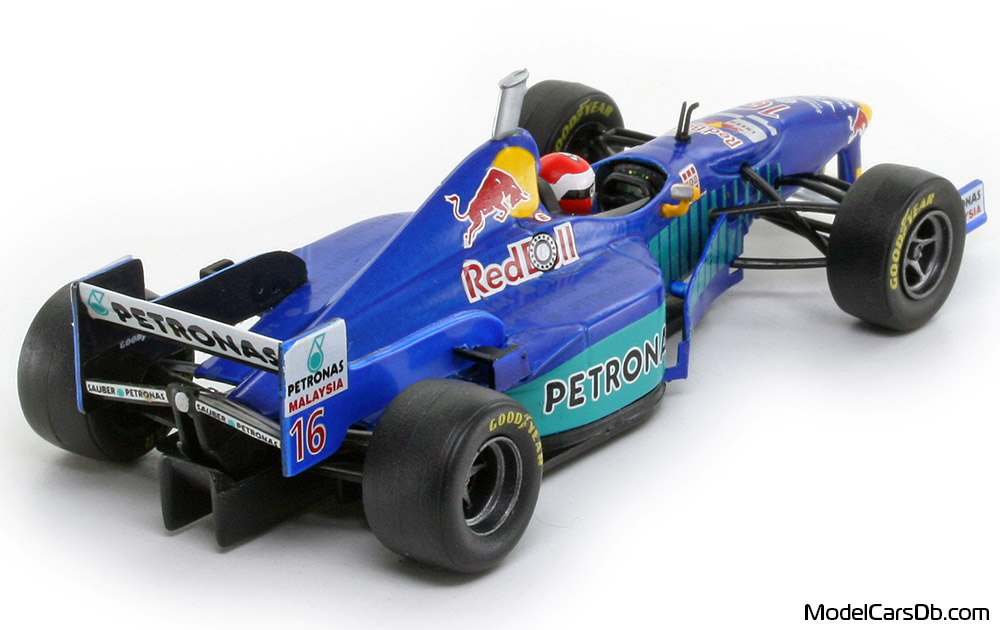 1997 - Sauber Petronas C16 Onyx 1/43 (Blau / Grün) Hinten rechte seite