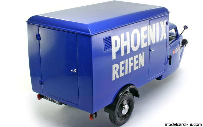 1952 - Tempo Hanseat Minichamps 1/18 (Blau) Hinten rechte seite