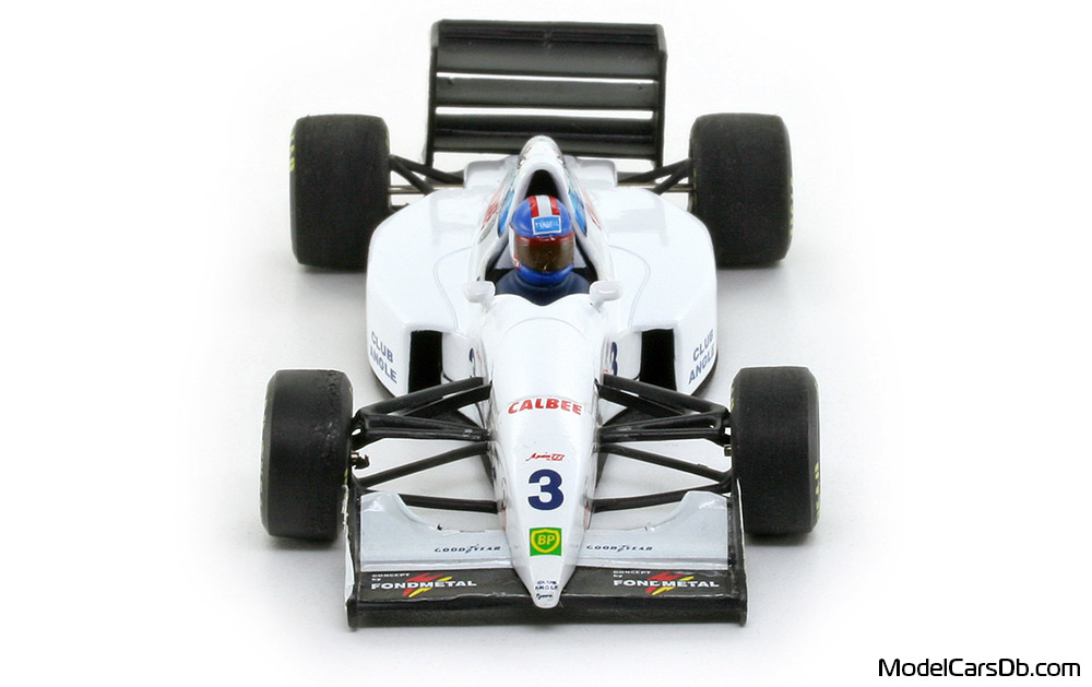 1994 - Tyrrell Yamaha 022 Minichamps 1/43 (Weiß / Blau) Front