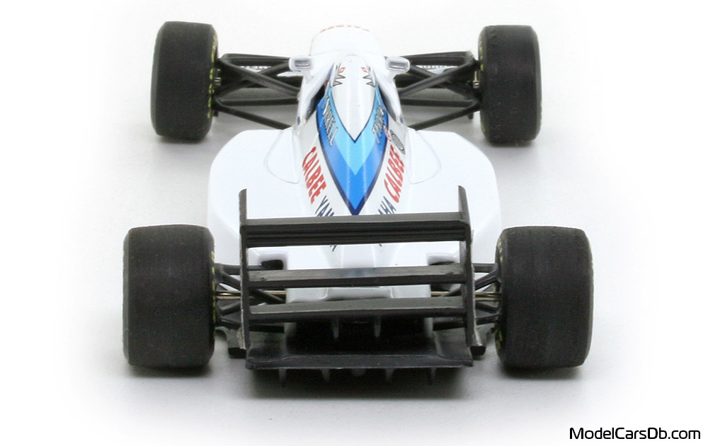 1994 - Tyrrell Yamaha 022 Minichamps 1/43 (Weiß / Blau) Heck