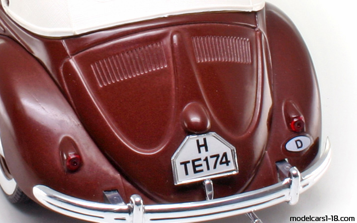 1949 - Volkswagen Beetle (Kaefer) Solido 1/17 (Braun) Motor