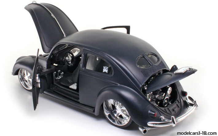 1951 - Volkswagen Beetle (Kaefer) Maisto 1/18 (Schwarz) Zu öffnende Teile