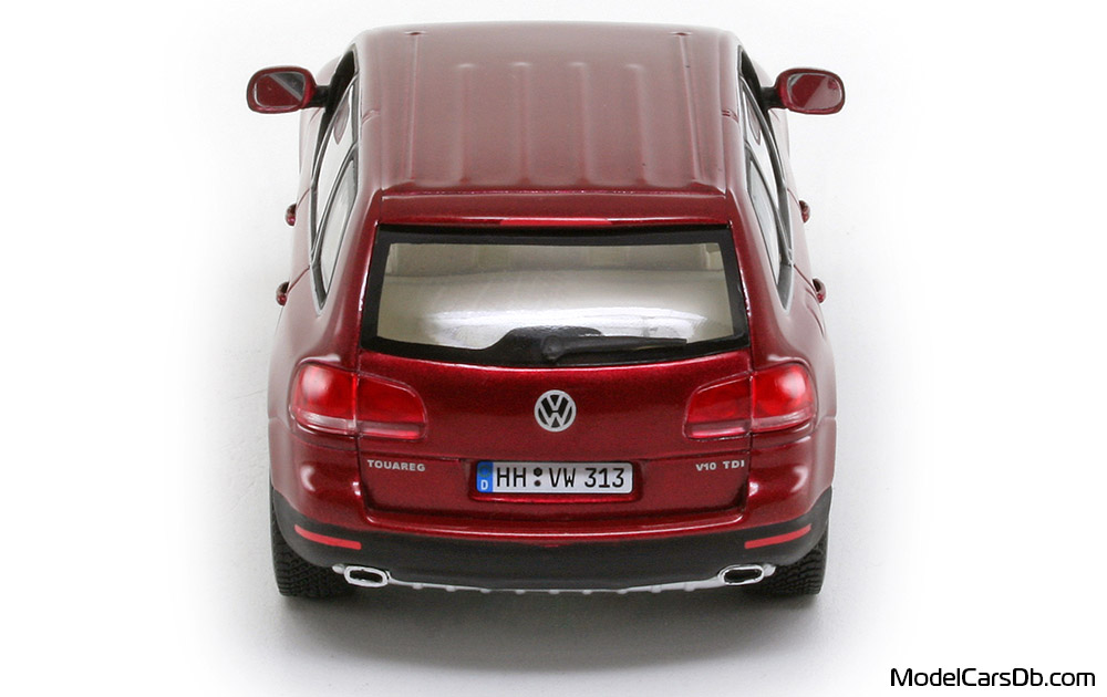 2002 - Volkswagen Touareg V10 TDI Minichamps 1/43 (Rot) Heck
