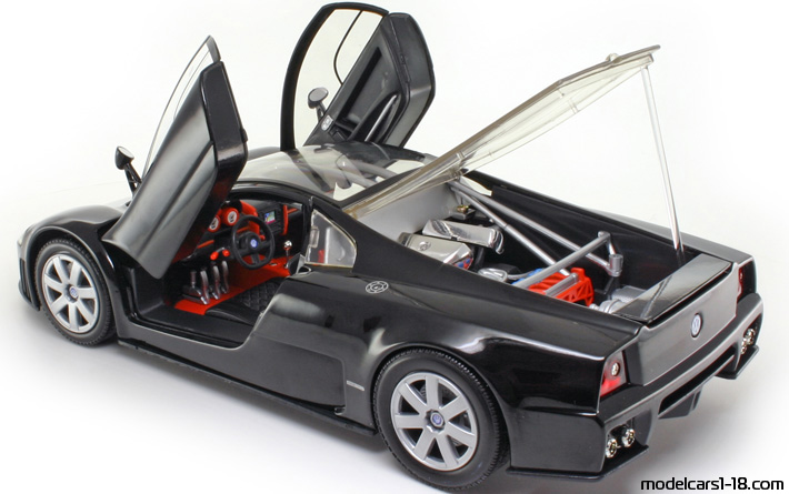 1997 - Volkswagen W12 Nardo Concept Motor Max 1/18 (Schwarz) Zu öffnende Teile