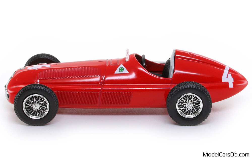 1950 - Alfa Romeo 158 RBA Collectibles 1/43 (Red) Side