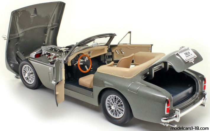 1958 - Aston Martin DB2/4 Mark III Yat Ming 1/18 (Grau) Zu öffnende Teile