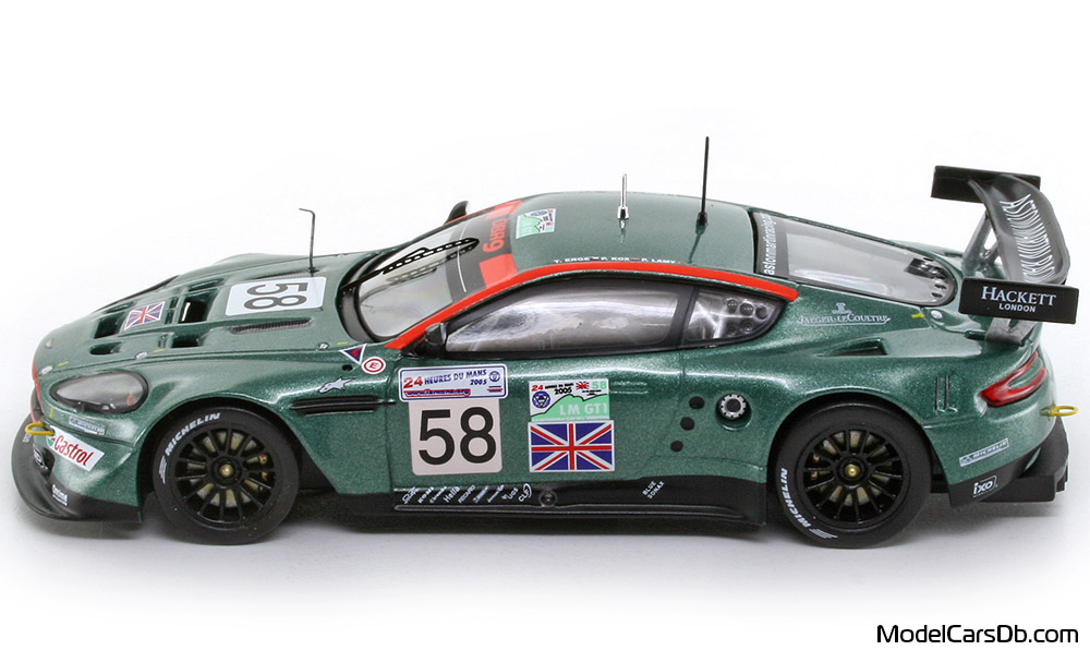 2005 - Aston Martin DBR9 IXO 1/43 (Grün / Rot) Seite