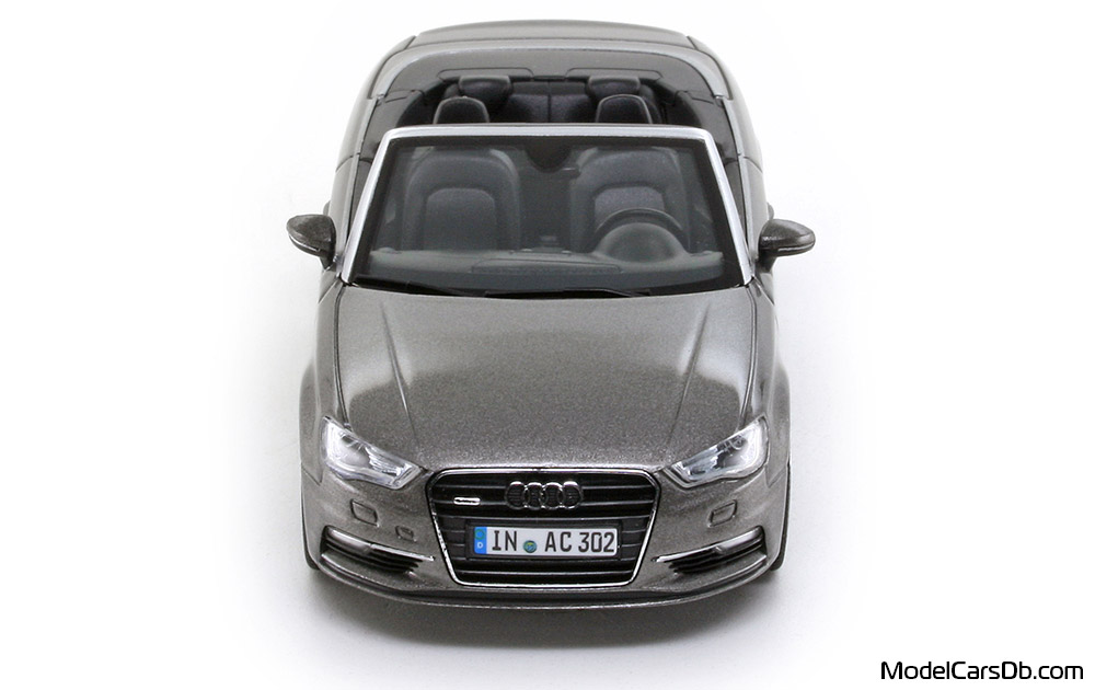 2013 - Audi A3 Cabriolet (8V) Herpa 1/43 (Grey) Front end