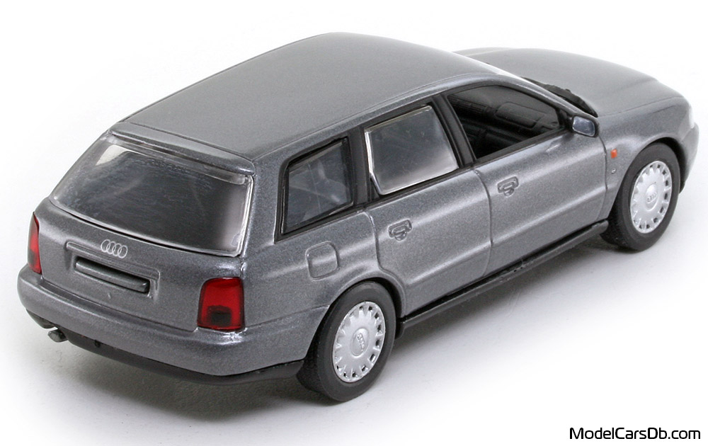1996 - Audi A4 Avant (B5) Minichamps 1/43 (Grey) Rear right side